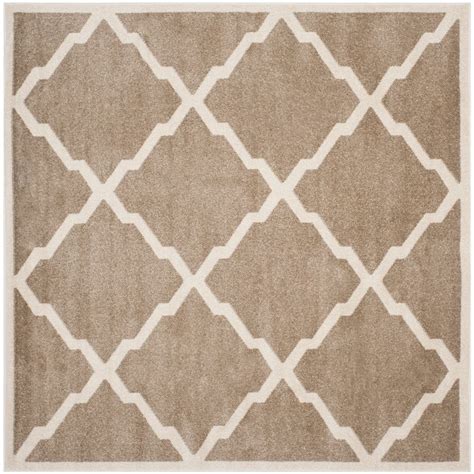 Safavieh Amherst Dina Wheat Beige 5 Ft X 5 Ft Indooroutdoor Square