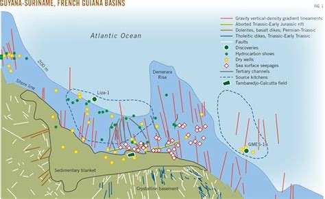 Guyana Oil Field Map