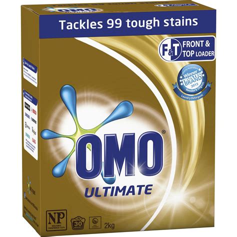 Omo Ultimate Laundry Detergent Powder Front And Top Loader 2kg Woolworths