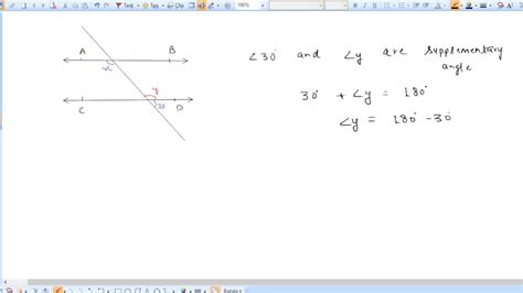 Solved In The Diagram Below Ab Is Parallel To Cd What Is The Value