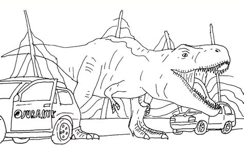 Dibujos De Jurassic World Para Colorear Vlrengbr