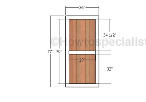 Building the double doors | HowToSpecialist - How to Build, Step by Step DIY Plans