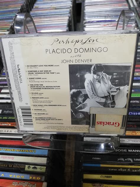 Cd Placido Domingo John Denver Perhaps Love Libreria Atlas