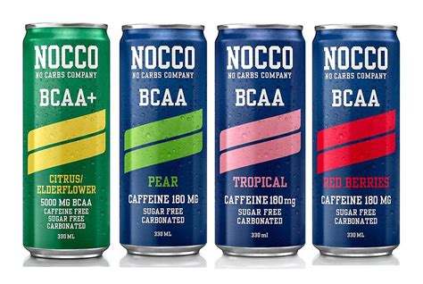 Nocco Bcaa Canettes P Tillantes Sans Caf Ine Sports Acide Amin