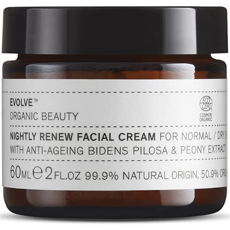 Evolve Organic Beauty Nightly Renew Facial Cream 60 Ml Apotek Hjärtat