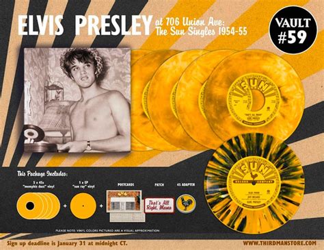 Third Man Records Announces Elvis Presley Vault Package The Music Universe