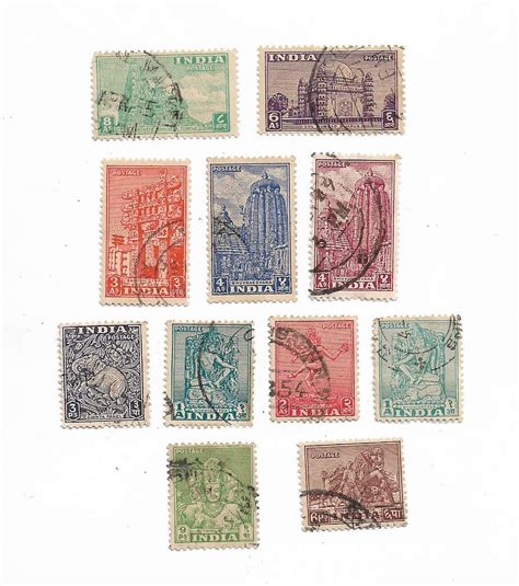 Buy IHC Rare Collection Of 1St Series 1949 Indian Archaelogical Stamps