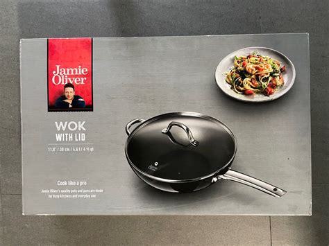 Jamie Oliver Wok With Lid Cm Furniture Home Living Kitchenware