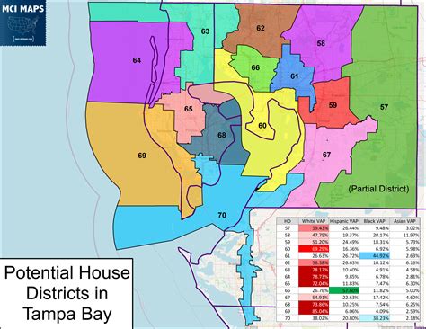 Florida Redistricting Tour 4 State House Districts In The Tampa Bay Mci Maps Election Data