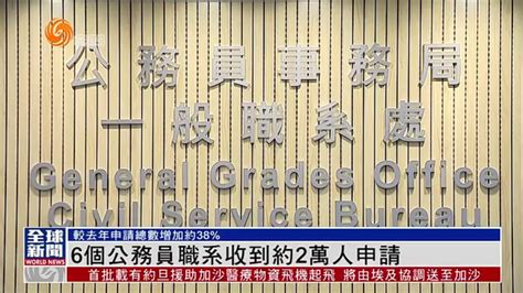 粤语报道｜香港6个公务员职系收到约2万人申请凤凰网视频凤凰网