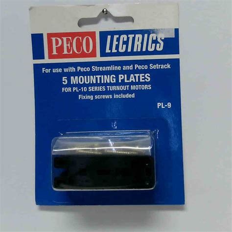 Mounting Plates For Pl Series Turnout Motors Fixing Screws