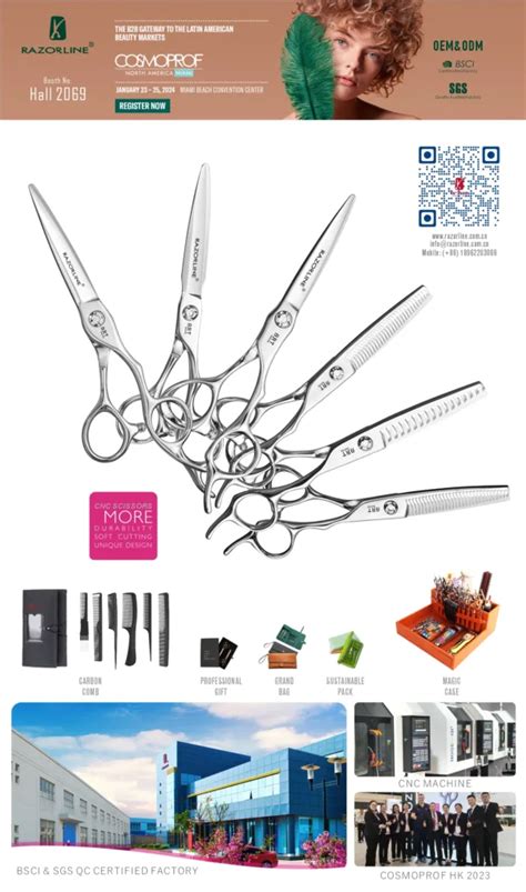 Explore The Art Of Hair Scissors Join Us At The Cosmoprof North America Miami Razorline