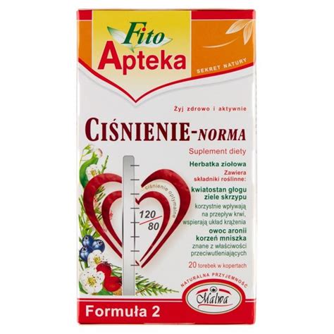 Fito Apteka herbatka ziołowa ciśnienie norma 40 g 20 x 2 g