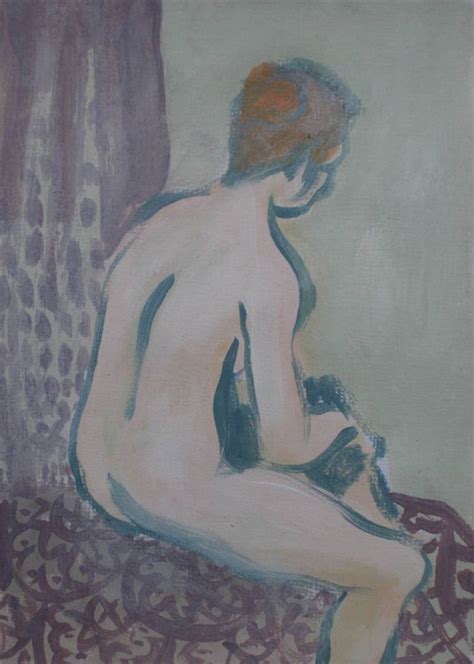 Seated Nude Painting By Elizabeth Parker Saatchi Art