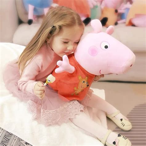 Mu Eco De Peluche De La Familia Peppa Pig Juguete De Peluche De George