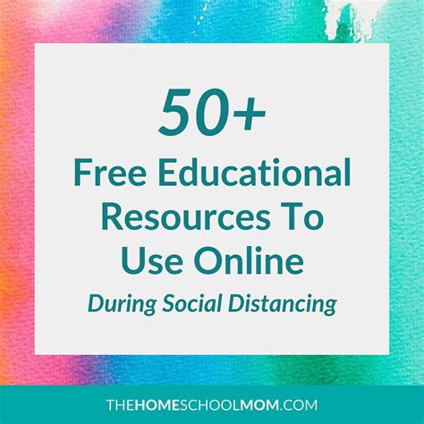 50+ Free Educational Resources To Use Online During Social Distancing