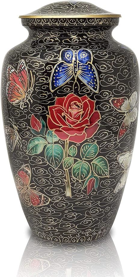 Amazon Precious Handicraft Butterflies On Rose Floral Cremation