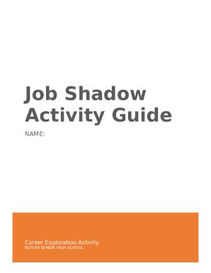 Job Shadowing Definition Purpose And Benefits Doc Template Pdffiller