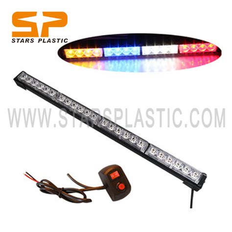 Traffic Advisor Light Bar 35 5 Inch 13 Flash Patterns 32 Led Warning Emergency Strobe Light Bar