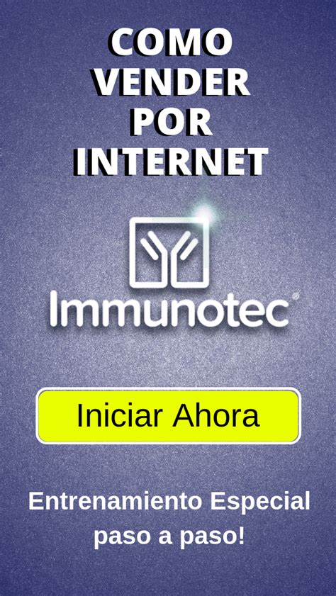 COMO VENDER POR INTERNET IMMUNOTEC SISTEMAMLM