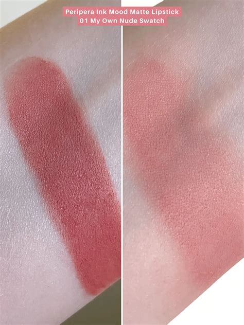 Review Peripera Ink Mood Matte Lipstick 01 My Own Nude