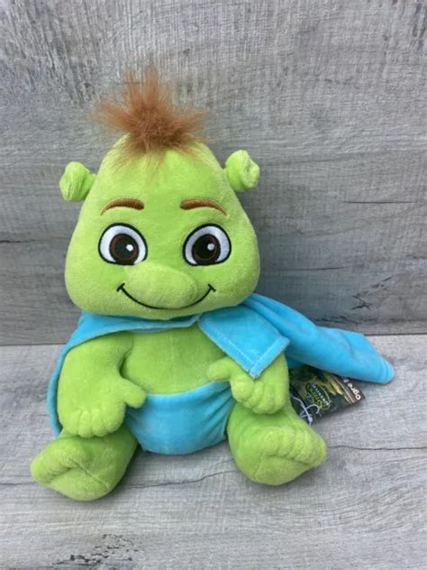 Shrek S Adventure Baby Ogre Farkle Plush Soft Toy With Blanket