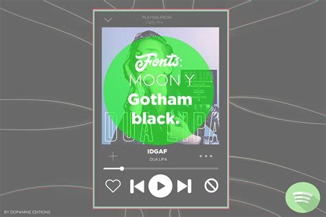 Spotify Template Psd