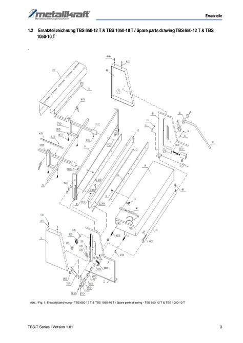 Cisaille Manuelle D Tabli Metallkraft Tbs T Optimachines