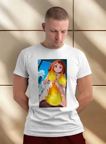 Playera Hb Hentai Ahegao Uraraka My Hero Academy P Meses sin interés