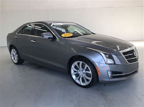 Certified Pre Owned 2018 Cadillac ATS 3 6L Premium Luxury AWD 4D Sedan