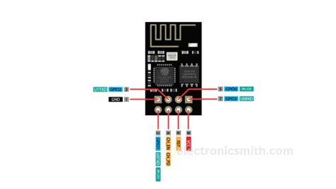 ESP 01 Pinout Its Specs And Programming Electronic Smith