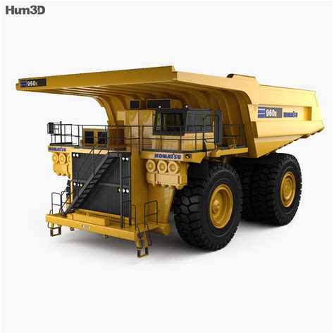 Komatsu E Dump Truck D Model Vehicles On Hum D