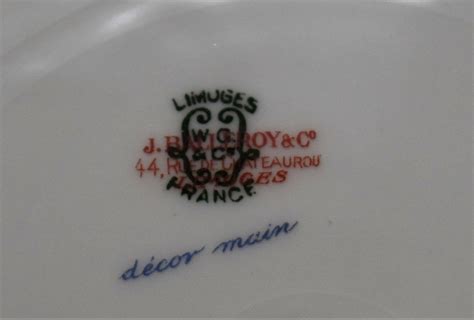 Proantic Balleroy William Gu Rin Plat D Coratif En Porcelaine De