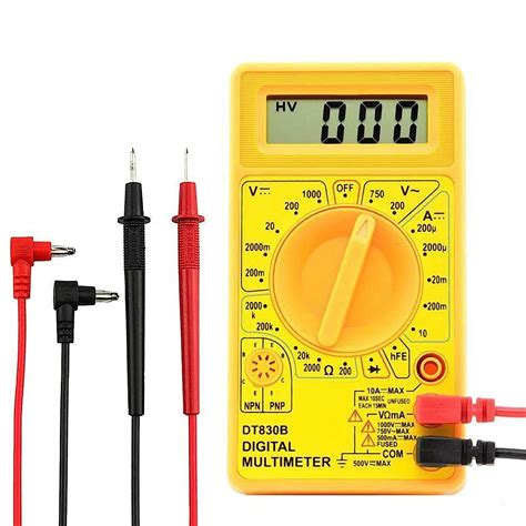 Multimetro Digitale Formato Palmare Funzioni Di Misura Misuratore Di