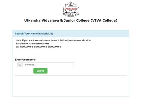 Viva College Merit List Cut Off Out Fyjc Ba Bsc Bcom