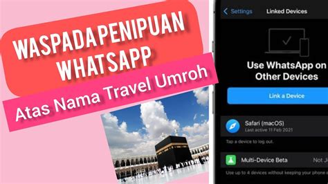 Penipuan Di Whatsapp Berkedok Travel Agen Umroh Hampir Kena 15 Juta