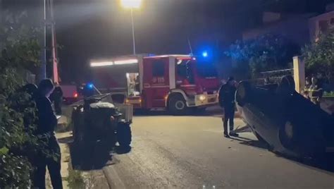 Incidente Alle Porte Di Balestrate Auto Si Ribalta Dopo Lo Scontro Con