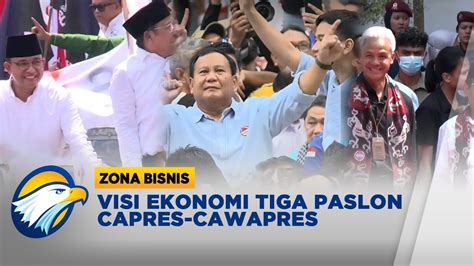 Visi Ekonomi Tiga Paslon Capres Cawapres YouTube