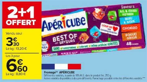 Anti Crise Fr Fromage Ap Ricube Chez Carrefour Market