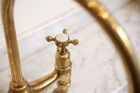 Devol Aged Brass Taps By Perrin And Rowe Antique Brass Faucet Brass Tap Brass Faucet