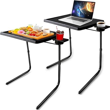 Amazon LORYERGO TV Tray TV Table Adjustable Tray For Eating