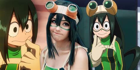 My Hero Academia's Froppy Makes a Splash in Joyful Beach Cosplay