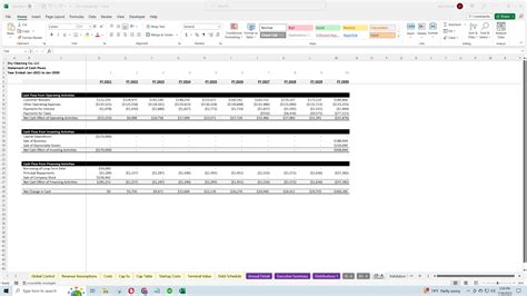 Dry Cleaning Business Startup Pro Forma Excel Model Eloquens