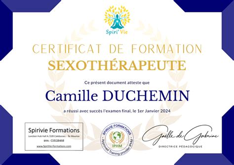 Sexothérapie Formation En Ligne Spirivie Formations