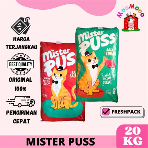 Jual MISTER PUSS 20KG MAKANAN KUCING DRY CAT FOOD Shopee Indonesia