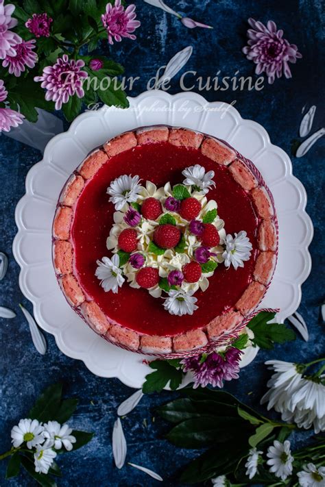 Recette De Charlotte Aux Framboises Facile Amour De Cuisine