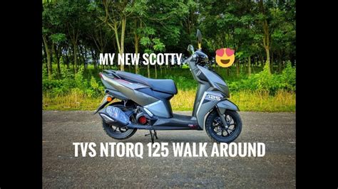 My Tvs Ntorq Walkaround And Exhaust Sound Youtube