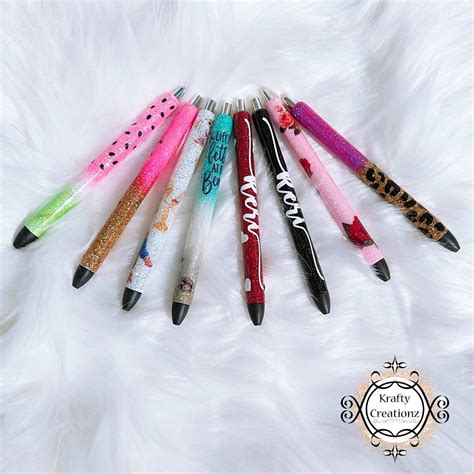 Personalized Glitter Pen Inkjoy Add A Name Etsy In Glitter