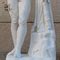 Marble Hercules Sculpture White Stone Naked Male Greek God Heracles Statues Life Size Garden