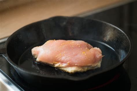 Preparation Of Raw Stuffed Chicken Breast Stock Image Image Of Steam Step 122111277